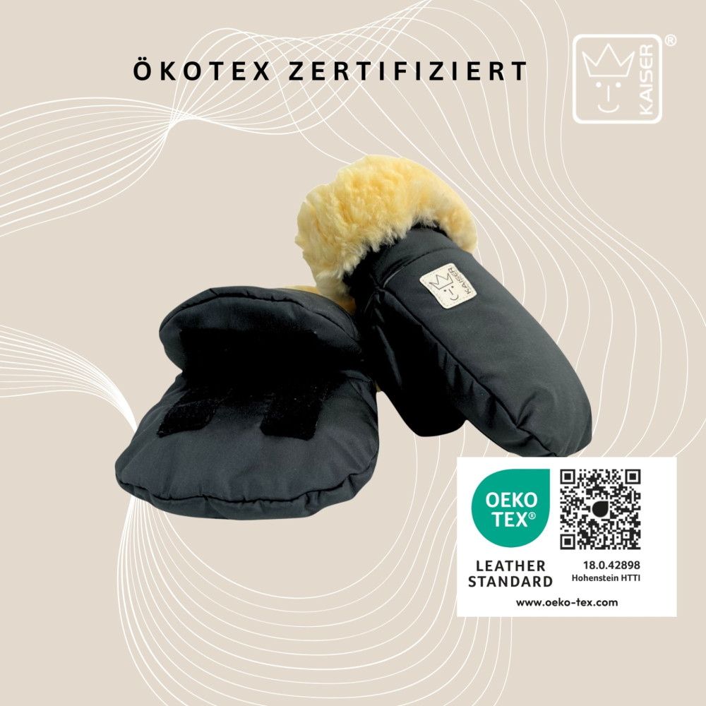 Kaiser Reflect aitas vilnas ziemas cimdi ratiem - Anthracite