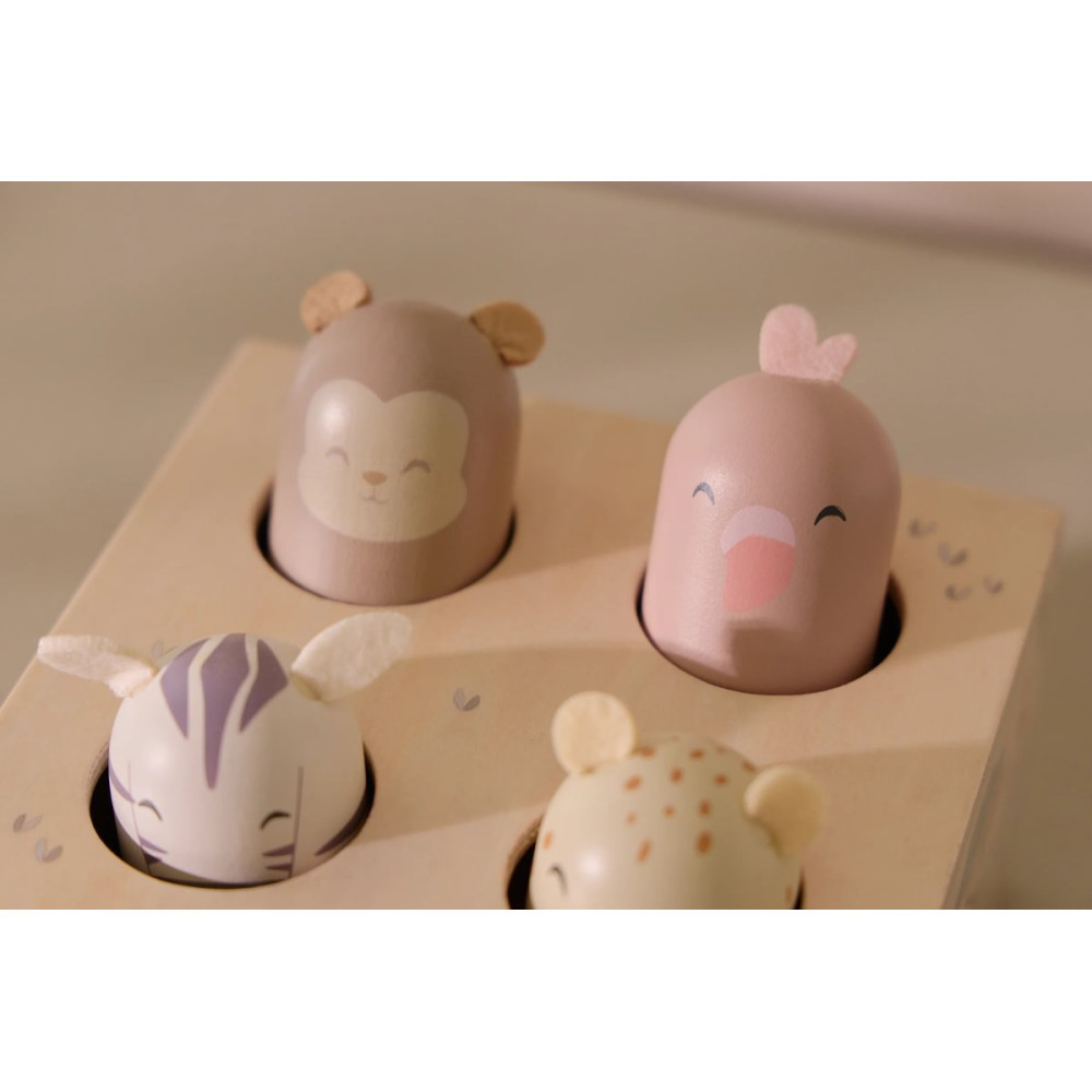 Little Dutch koks Pop­up rotaļlieta ´Safari Friends´ FSC