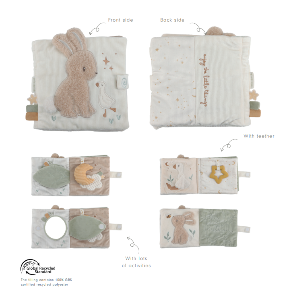 Little Dutch Soft activity book large ´Newborn Naturals´ GRS