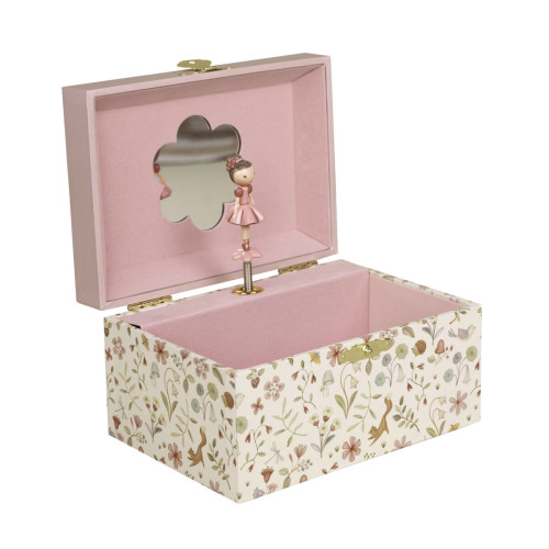 Muzikāla rotaslietu lādīte Little Dutch Musical Jewellery Box Rosa
