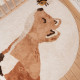 Little Dutch Rug ´Fox with Bee´ 110×110 cm