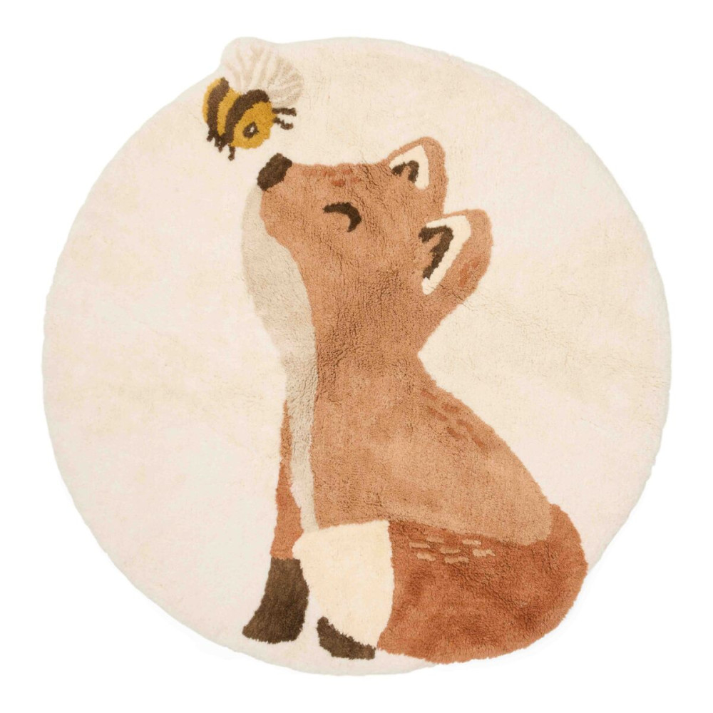 Little Dutch Rug ´Fox with Bee´ 110×110 cm