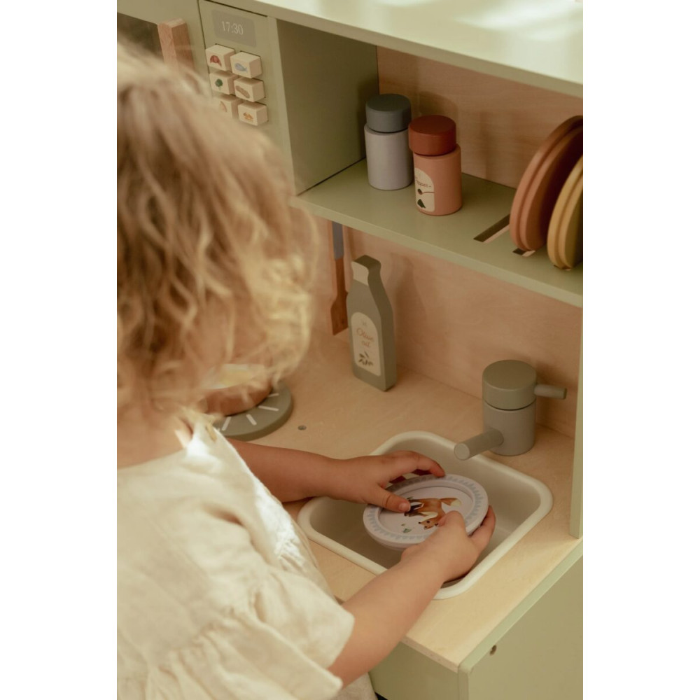 Little Dutch Wooden Play Kitchen `Mint` FSC