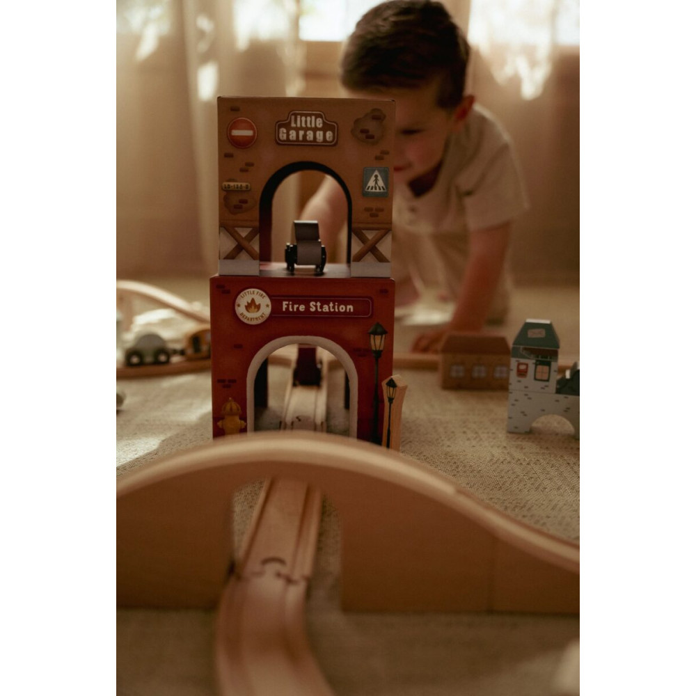 Little Dutch Stacking Blocks with Cars FSC