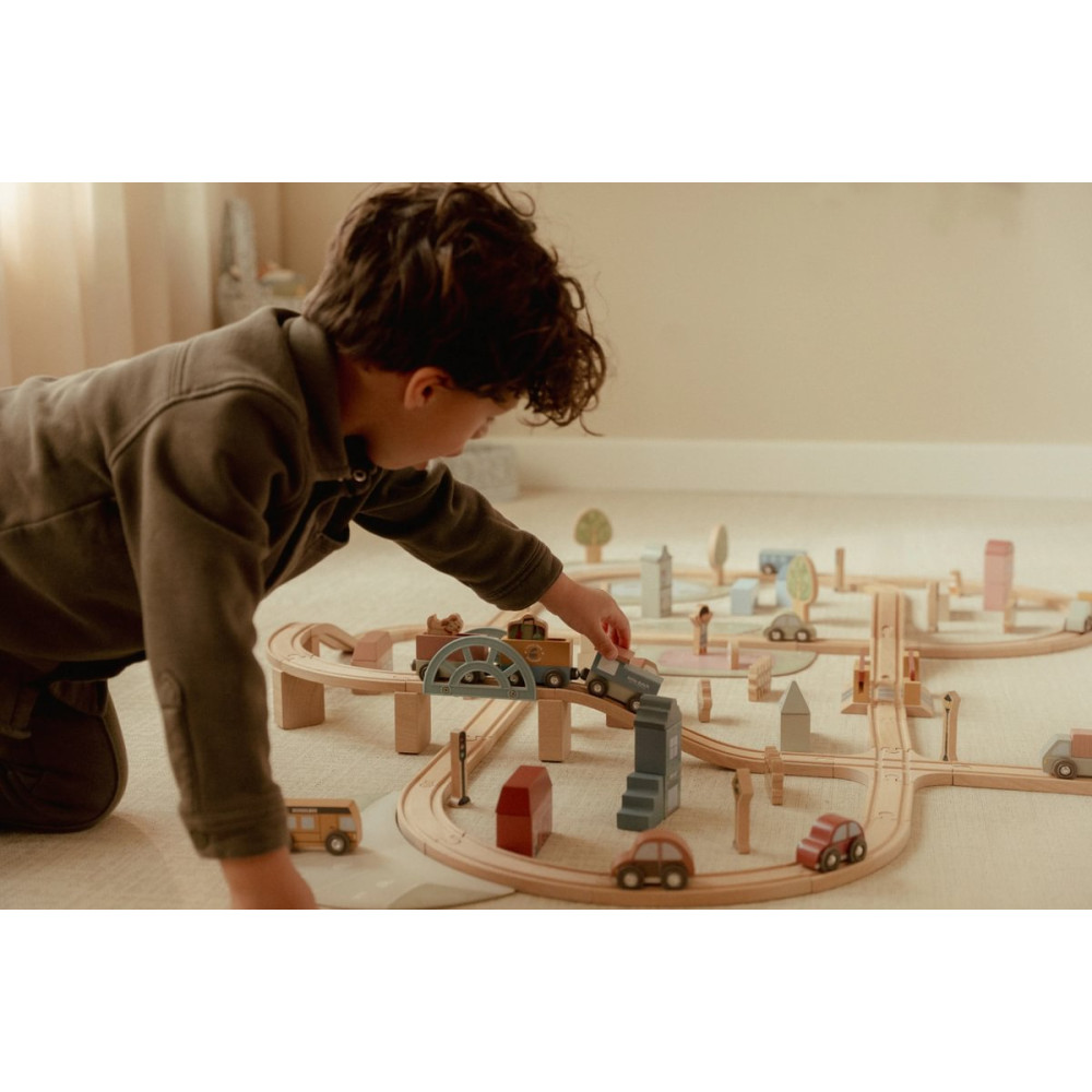 Little Dutch Train Track Set XL FSC