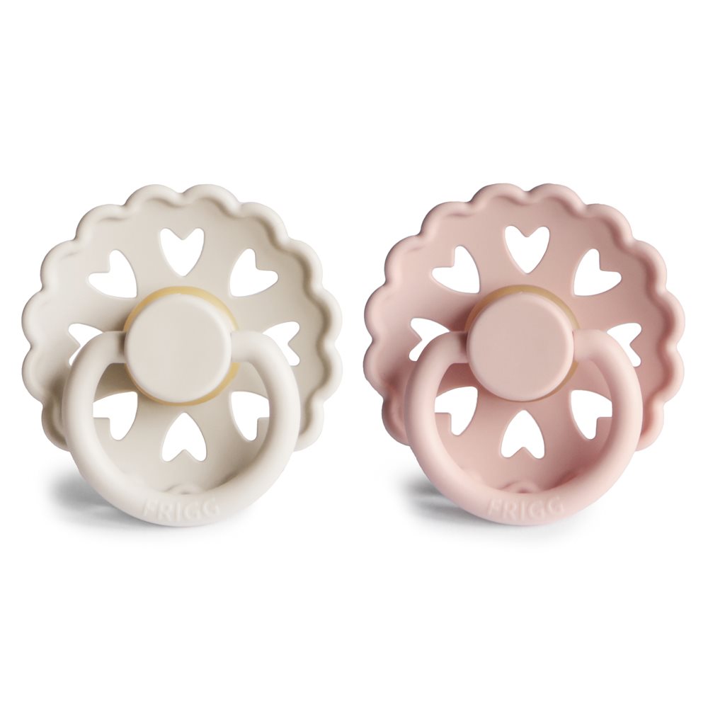 FRIGG Daisy - Round Latex 2-Pack Pacifiers - The Ugly Duckling/The Little Match Girl