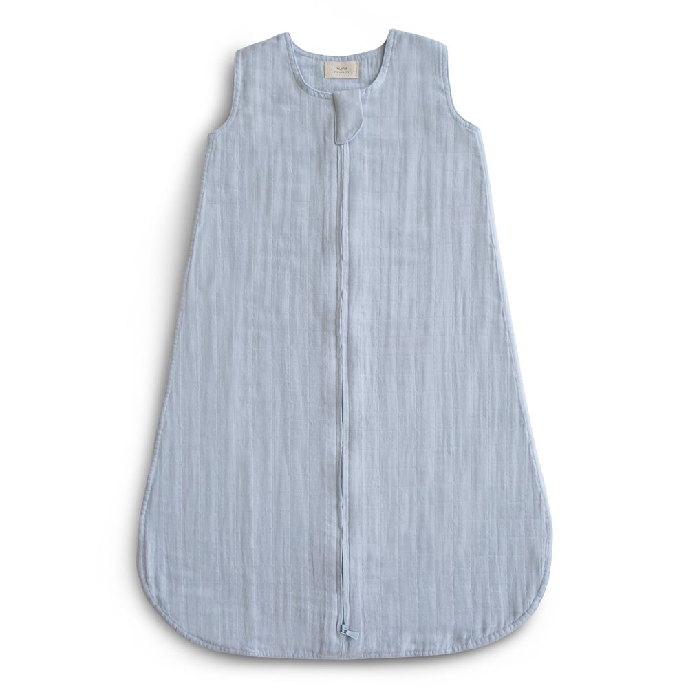 Mushie Muslin Sleep Bag - Baby Blue