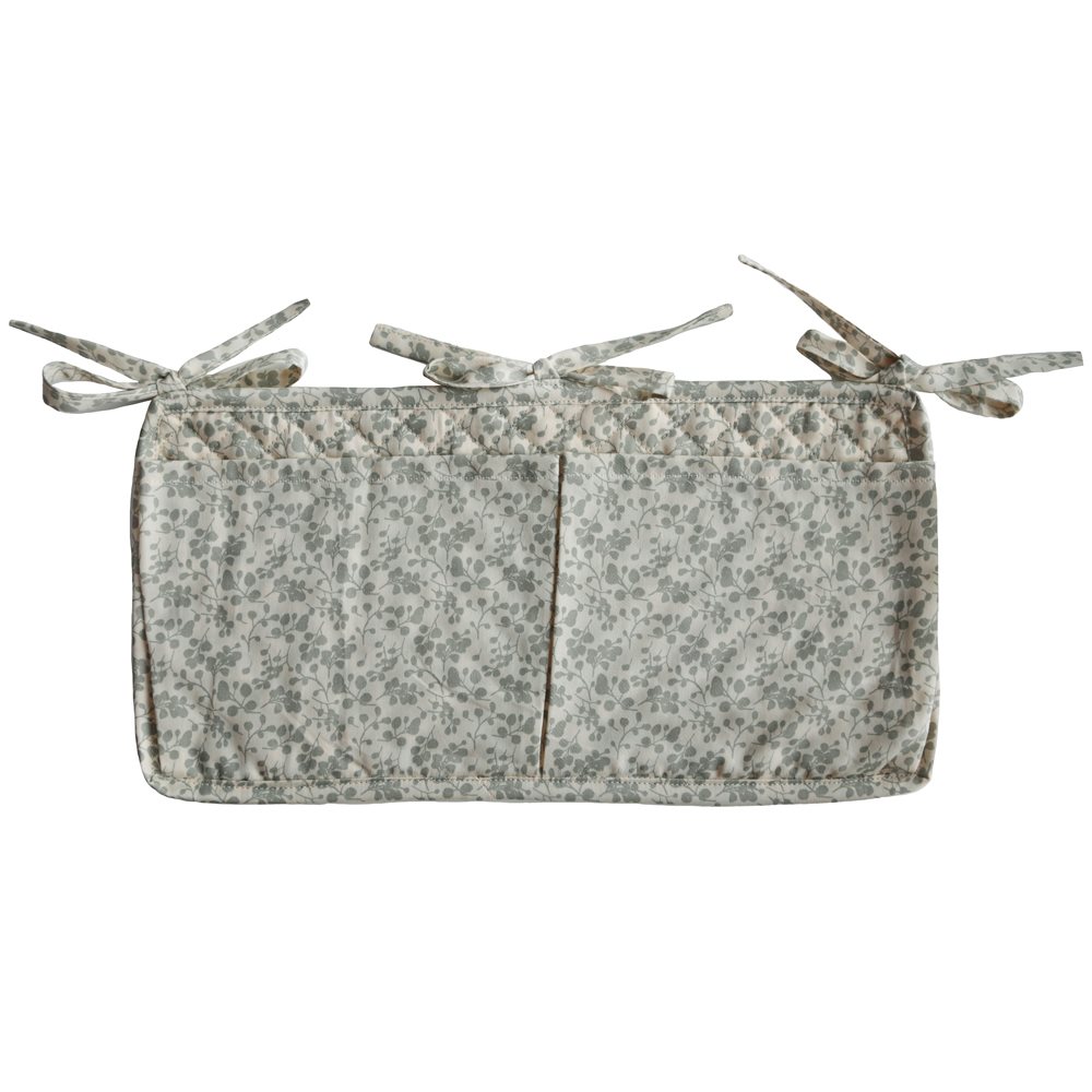 Mushie Crib Pocket - Eucalyptus