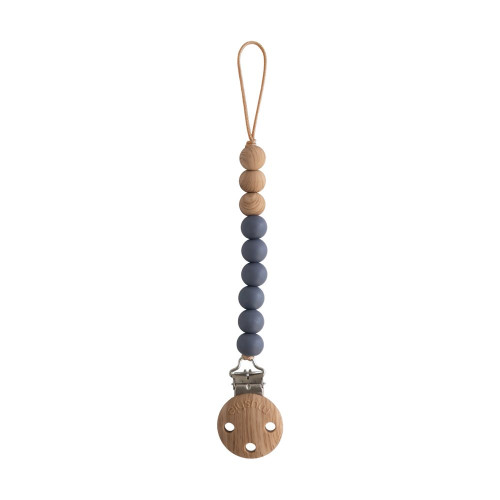 Mushie Pacifier Clips - Eva Iron
