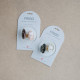 FRIGG Daisy - Round Latex 2-Pack Pacifiers - Aurora/Croissant