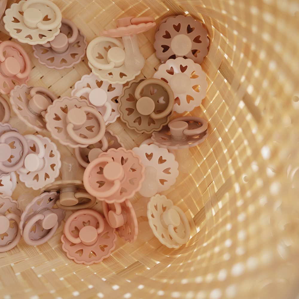 FRIGG Daisy - Round Latex 2-Pack Pacifiers - The Ugly Duckling/The Little Match Girl