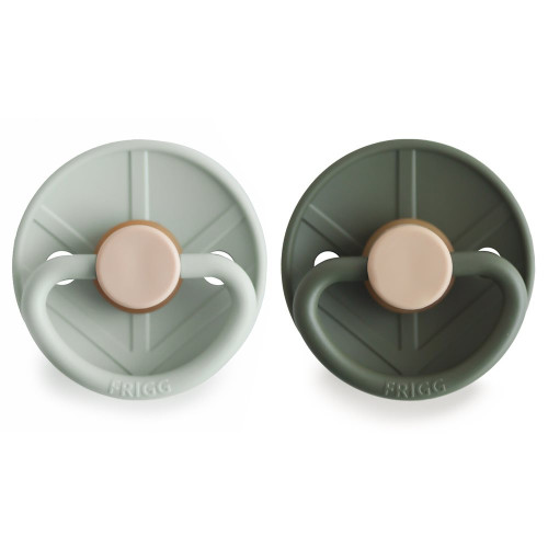 FRIGG Little Viking - Round Latex 2-Pack Pacifiers - Holger/Ragnar
