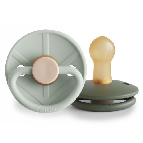 FRIGG Little Viking - Round Latex 2-Pack Pacifiers - Holger/Ragnar