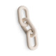 Mushie Teether - Cat - Stone