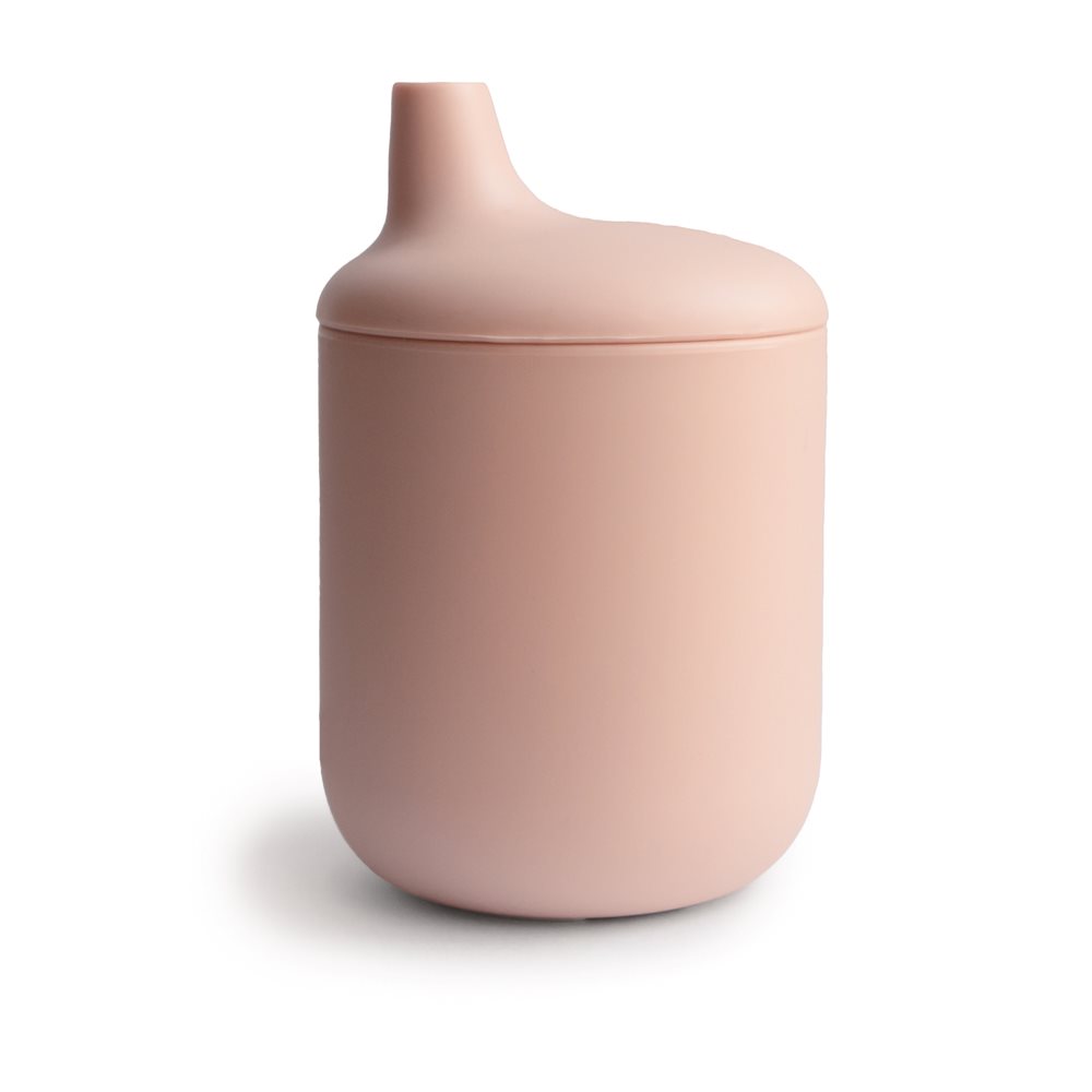 Mushie Silicone Sippy Cup 175 ml - Blush