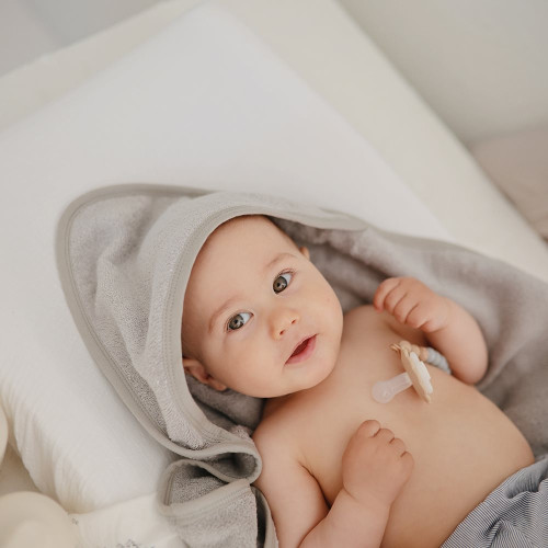Mushie Changing Pad Cover - White