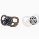 Twistshake Pacifiers 6+ months 2-pack Black/White