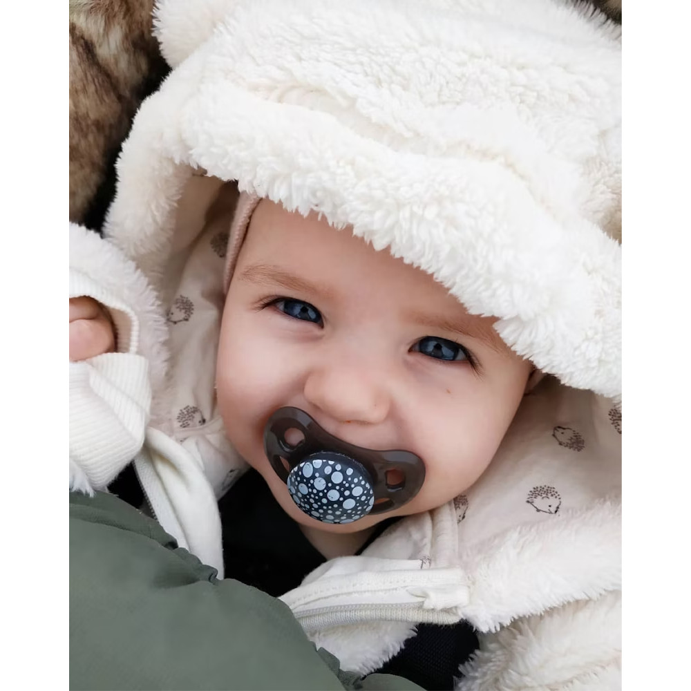 Twistshake Pacifiers 6+ months 2-pack Black/White
