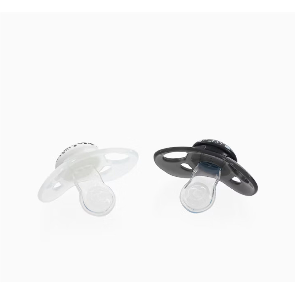 Twistshake Pacifiers 6+ months 2-pack Black/White