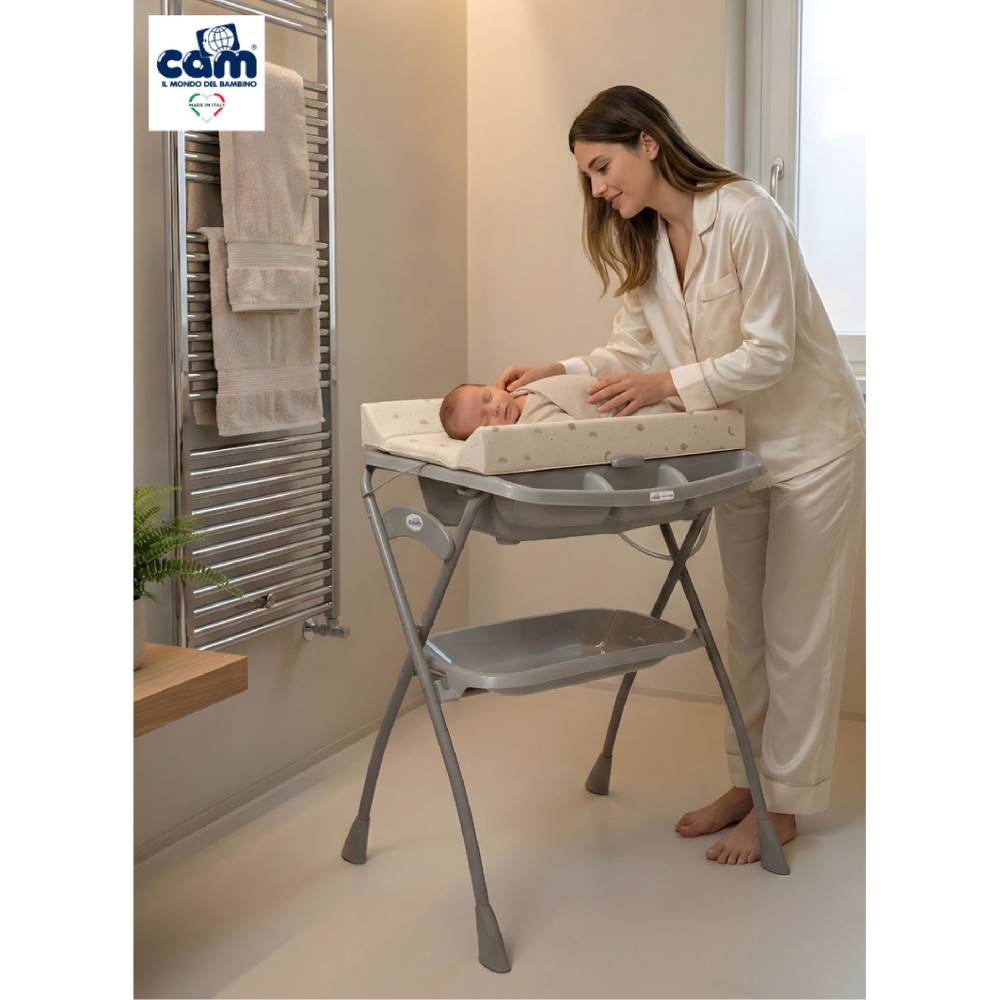 Cam Changing mat with bath Volare Col.270