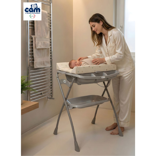 Cam Changing mat with bath Volare Col.270