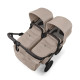 Bugaboo Donkey 6 Twin dviņu rati Desert Taupe