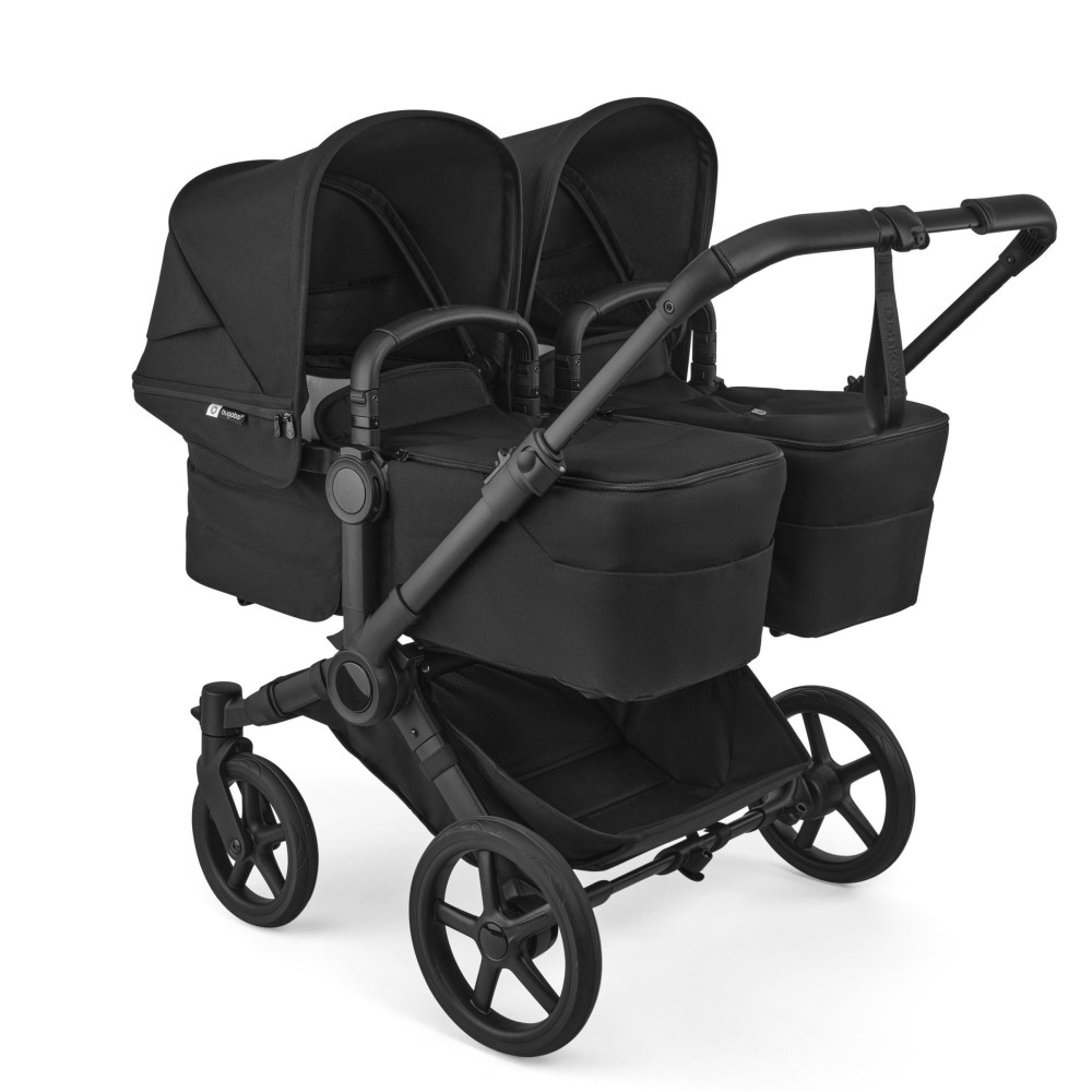 Bugaboo Donkey 6 Twin dviņu rati Heritage black