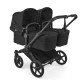 Bugaboo Donkey 6 Twin dviņu rati Heritage black