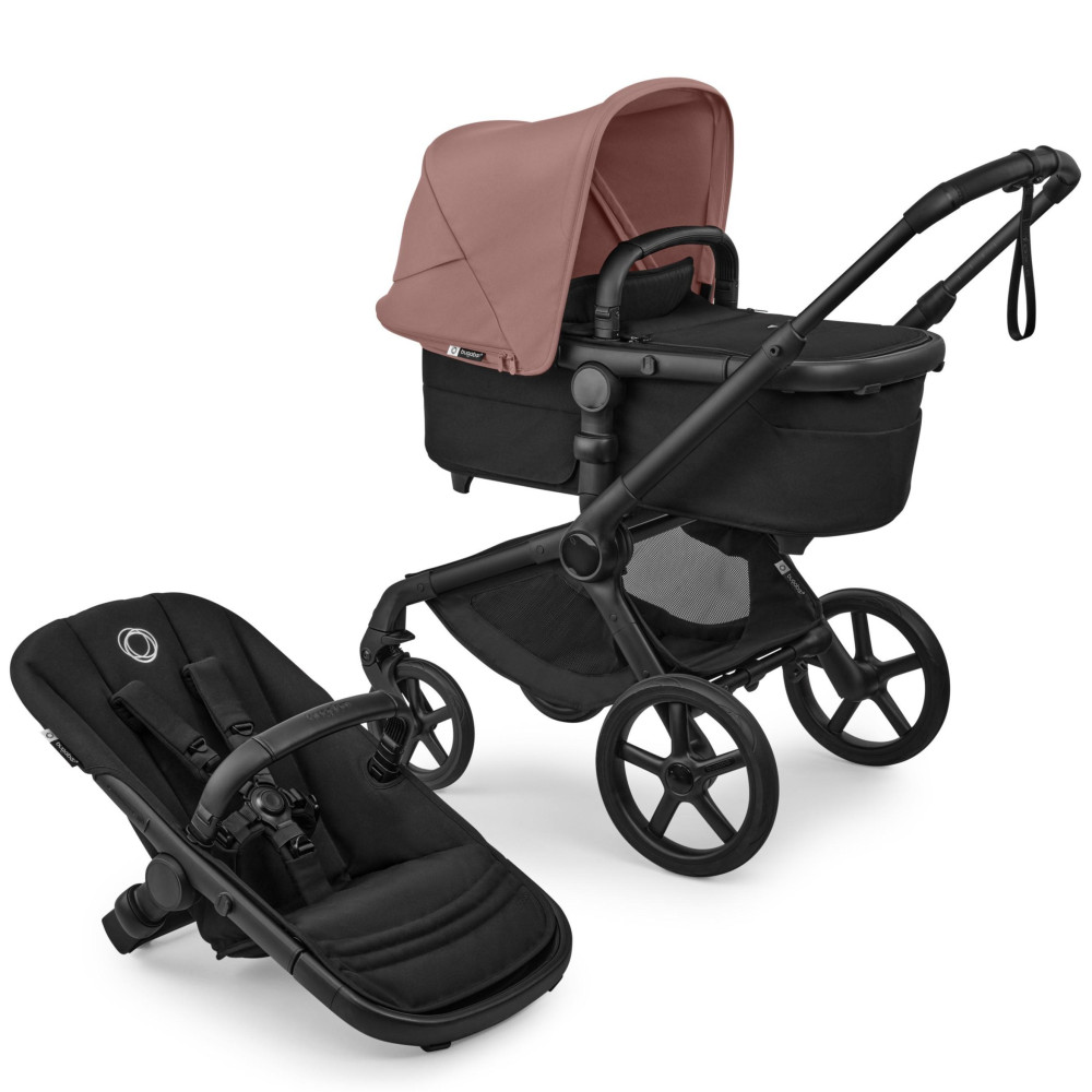Bugaboo Fox 5 Renew 2in1 rati Dusty pink, heritage black , black