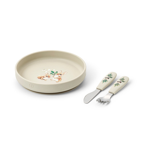 Elodie Details Silicone Plate Set - Bunny Darling