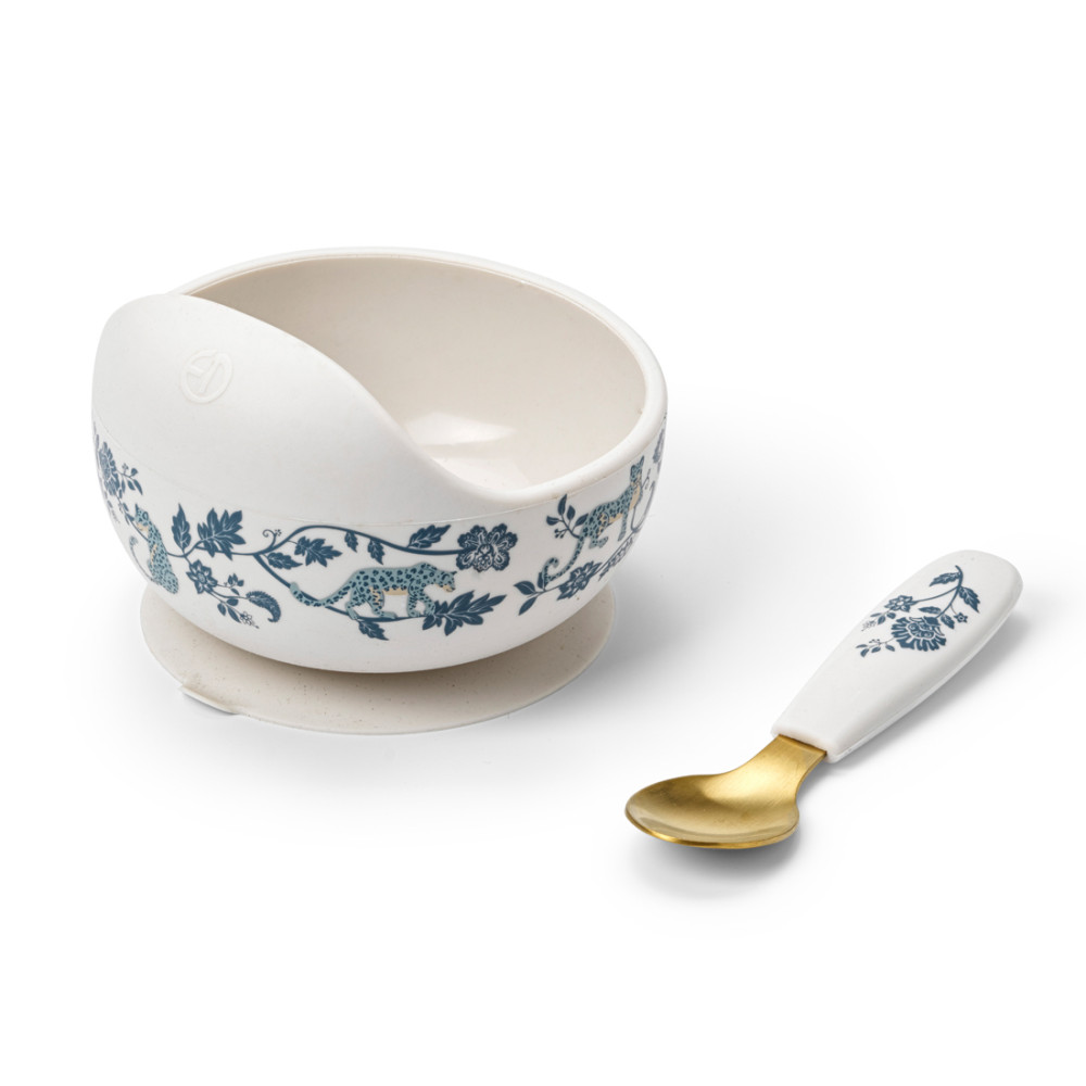 Elodie Details Silicone Bowl Set - Garden Leo Toile