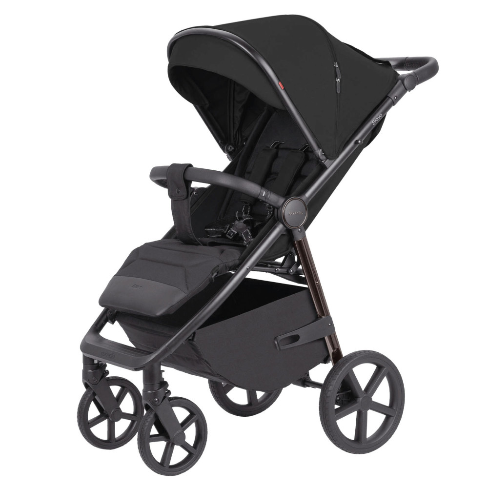 Pastaigu rati Carrello Bravo plus, Pure black