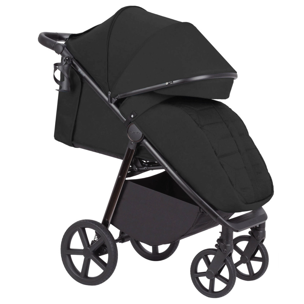 Pastaigu rati Carrello Bravo plus, Pure black