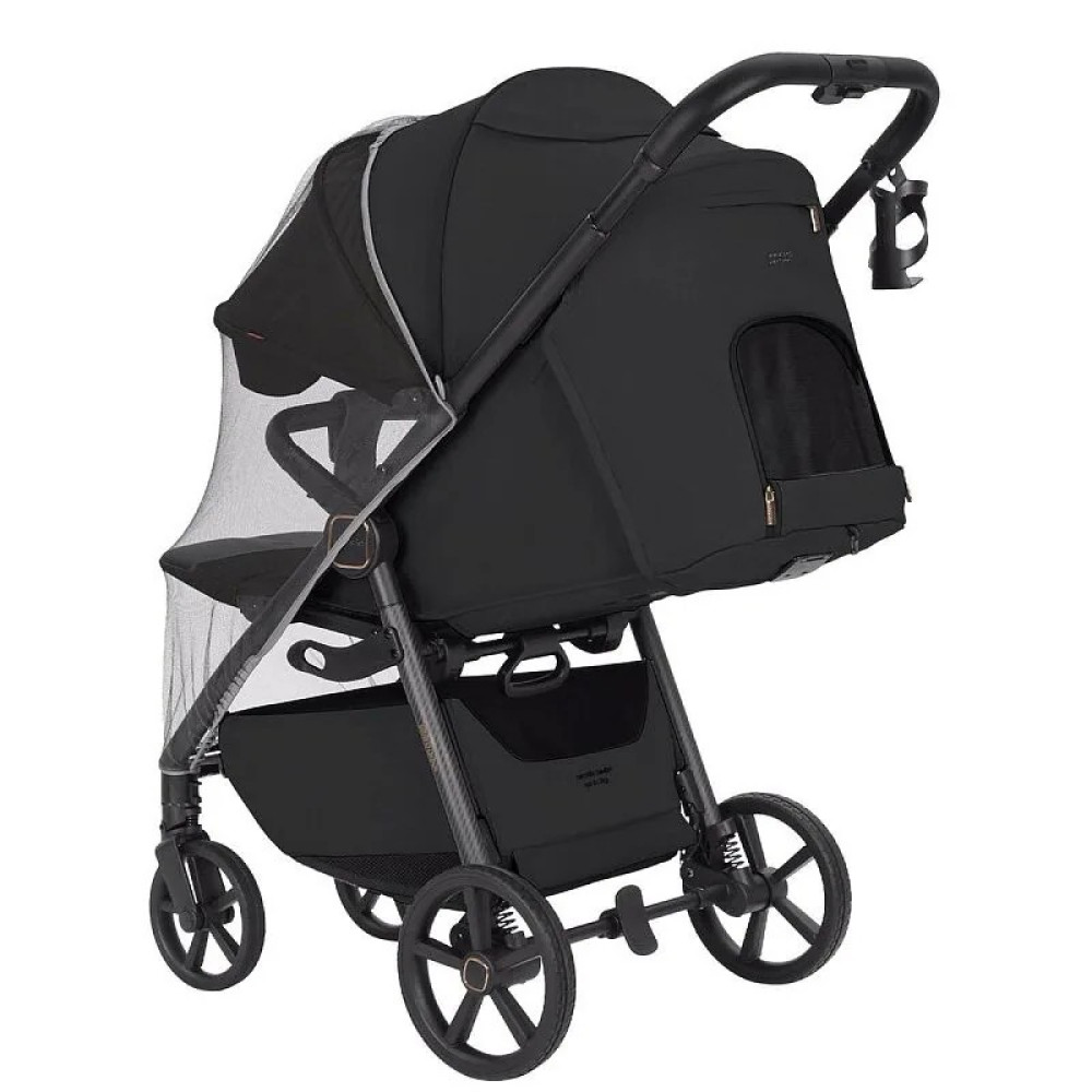 Pastaigu rati Carrello Bravo Carbon, Deep Black