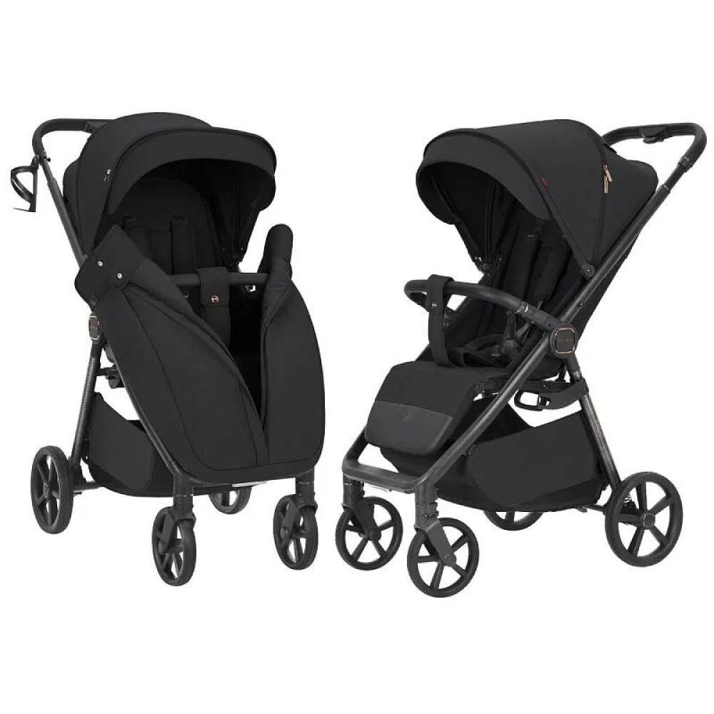 Pastaigu rati Carrello Bravo Carbon, Deep Black