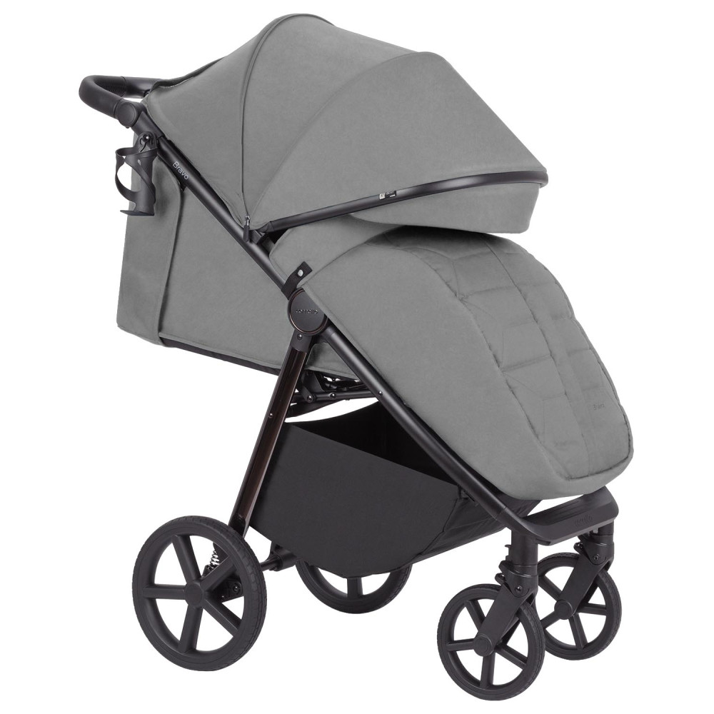 Pastaigu rati Carrello Bravo plus, Forest Grey