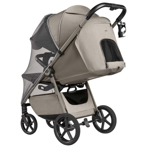 Pastaigu rati Carrello Bravo Lite DELUXE, Oak Beige