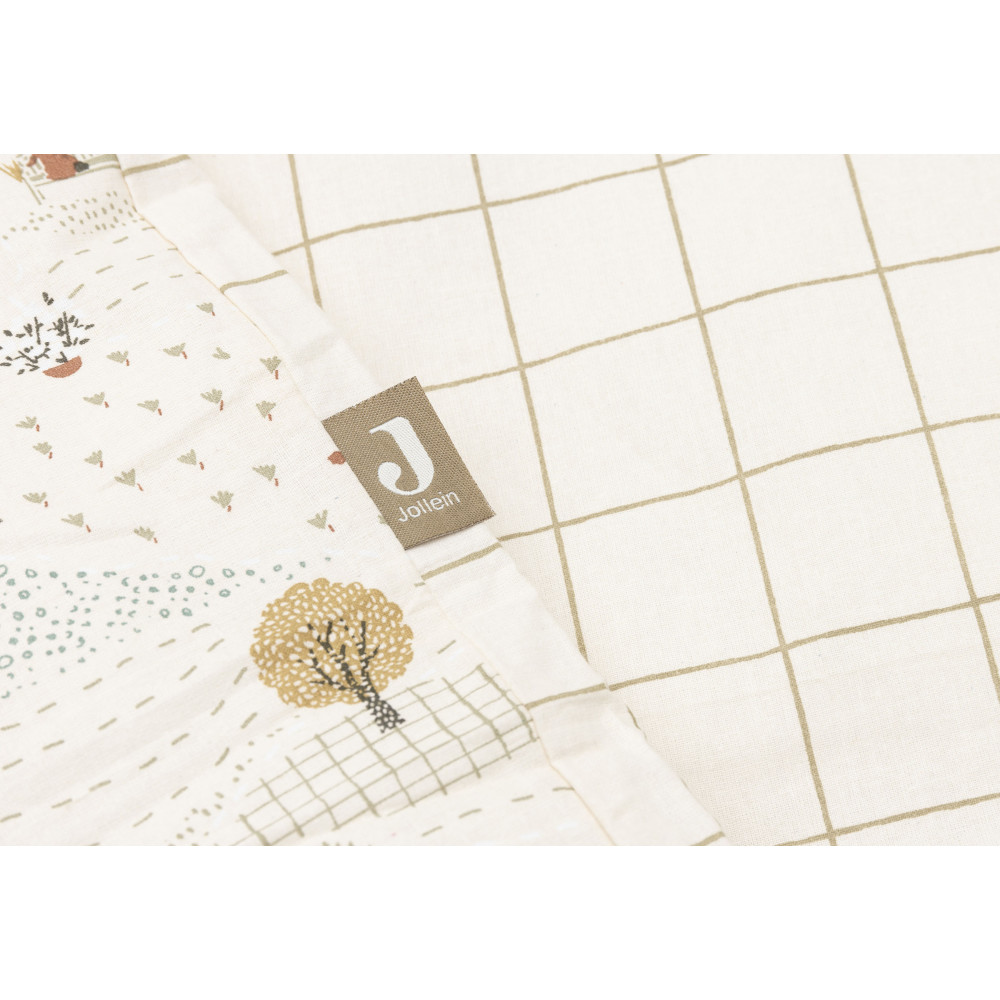 Jollein Duvet Cover Set Tiny Park 100x140cm + 40/60 Cm