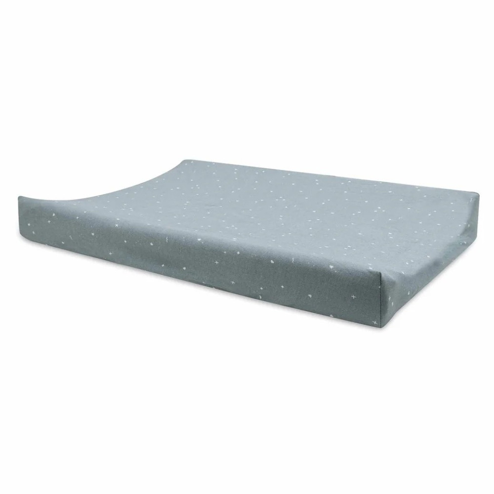 Jollein Changing Mat Cover Jersey 50x70cm - Twinkling Sea Green