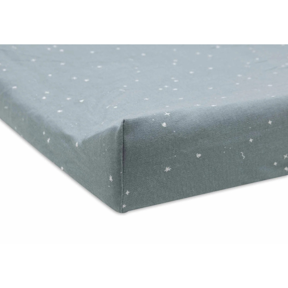 Jollein Changing Mat Cover Jersey 50x70cm - Twinkling Sea Green