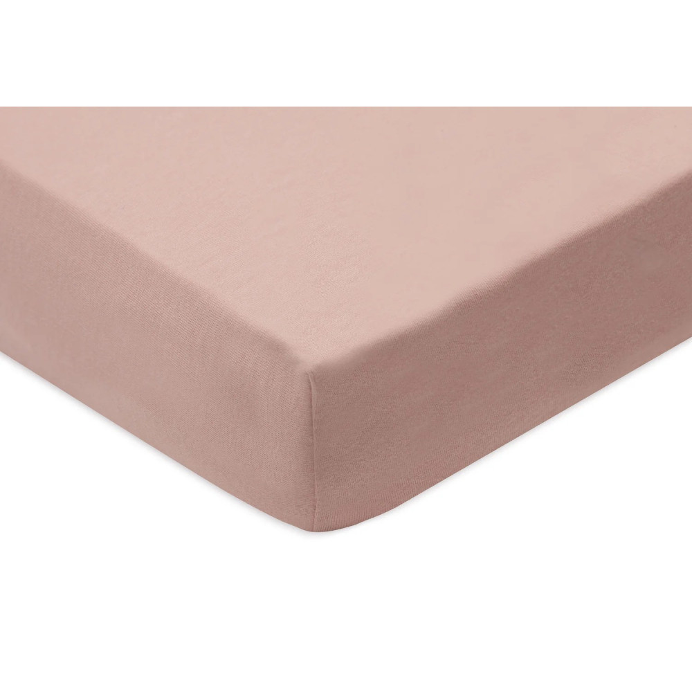 Fitted Sheet Jersey 40/50x80/90cm Wildrose/Ivory (2pack)