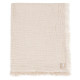 Jollein sega 75x100cm Muslin Fringe Stripe - Biscuit GOTS