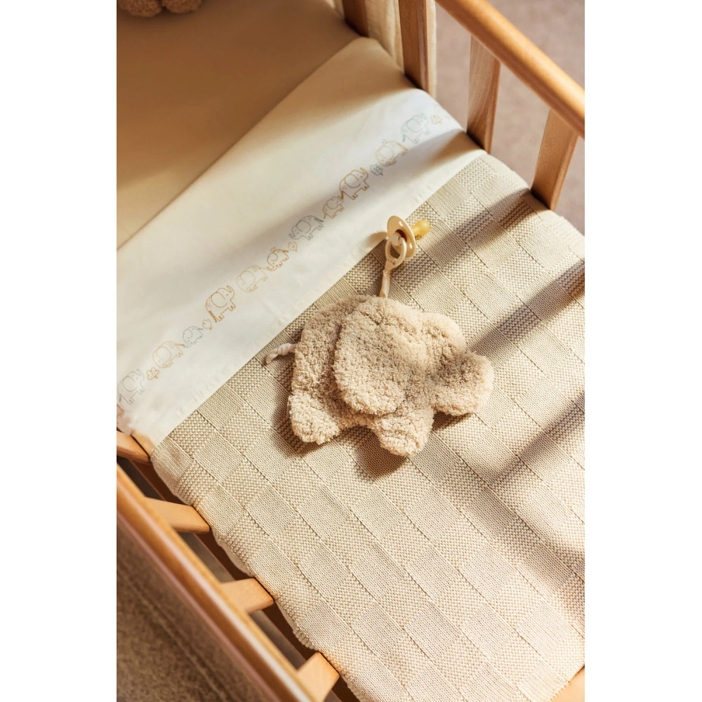 Jollein Blanket 75x100cm - Box Knit Sand GOTS