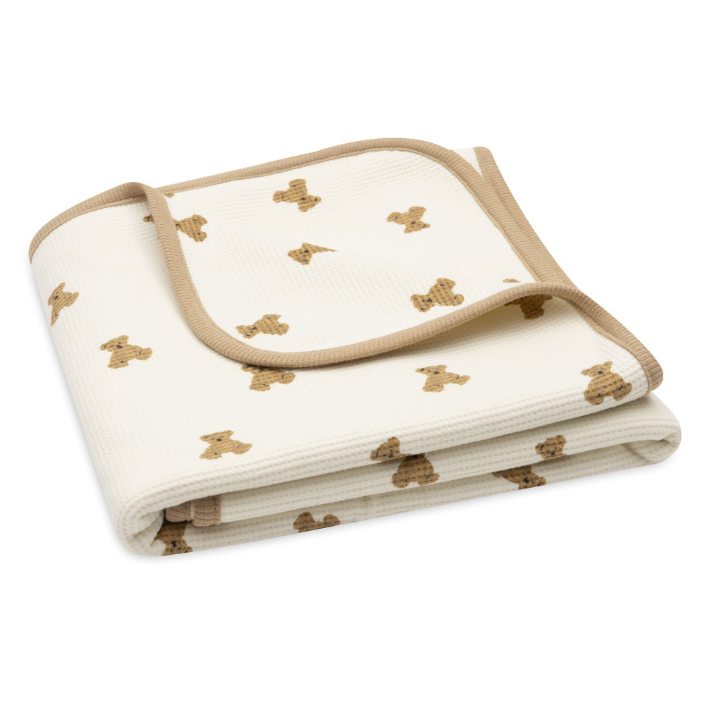 Jollein Blanket Little Waffle 75x100cm Mini Teddy Bear