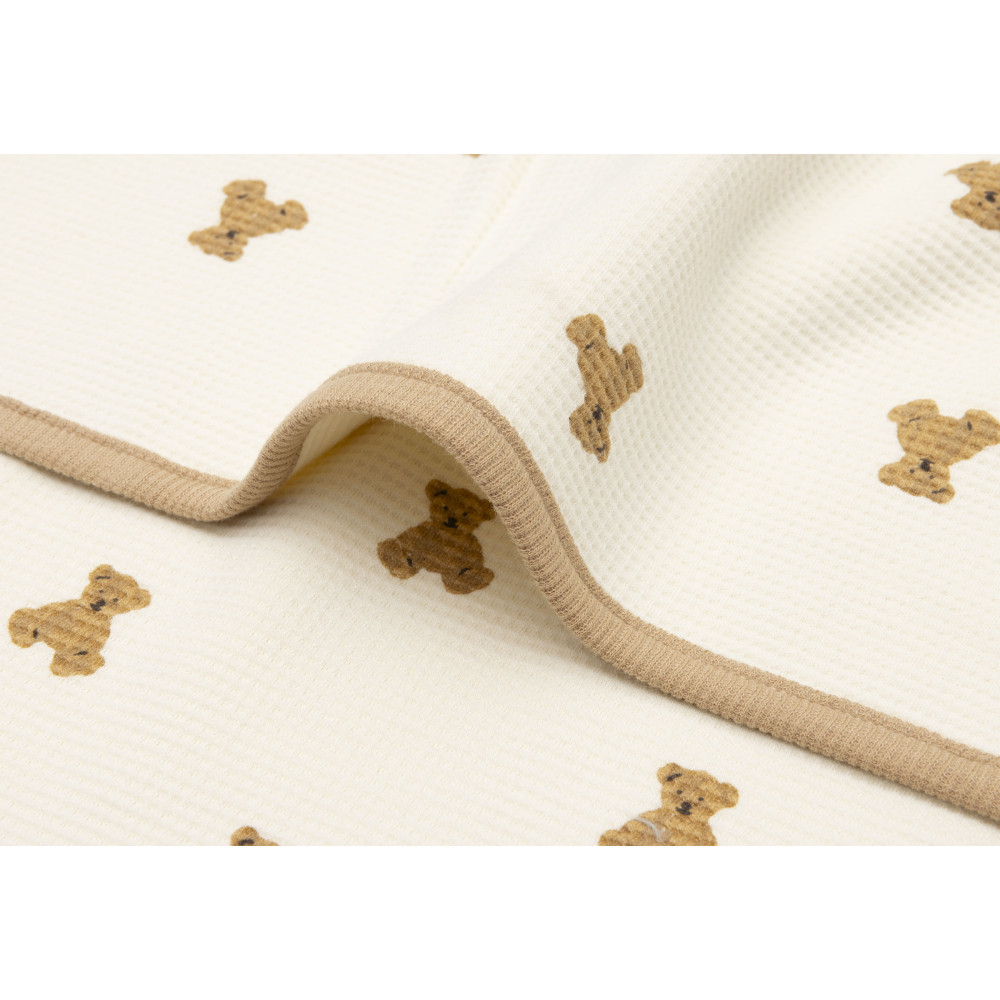 Jollein Blanket Little Waffle 75x100cm Mini Teddy Bear