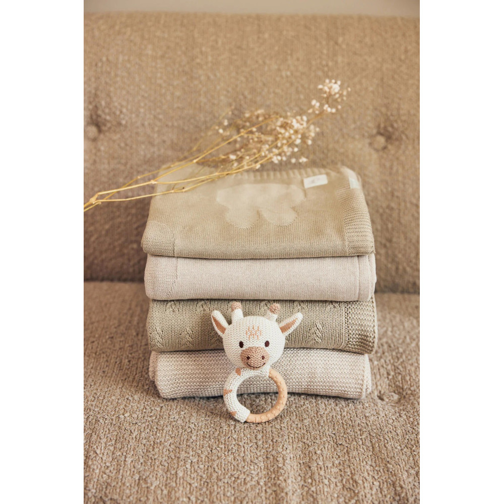 Blanket Cradle 75x100cm Miffy Nougat - Fleece
