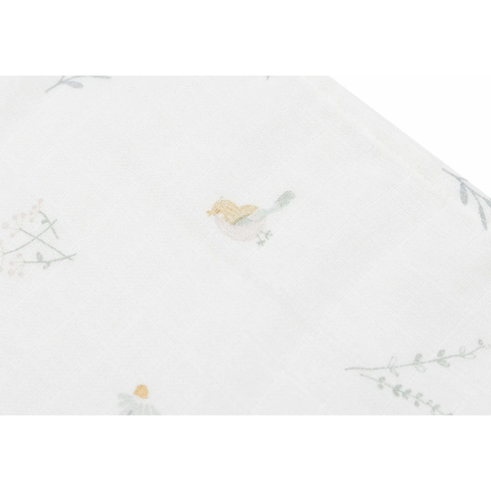 Jollein Muslin Cloth 70x70cm Lovely Birds - 3 Pack
