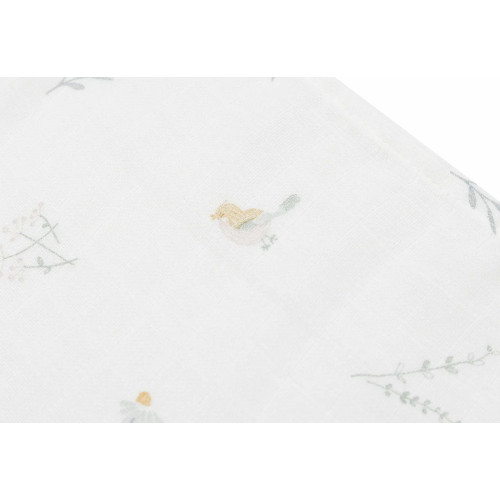 Jollein Muslin Cloth 70x70cm Lovely Birds - 3 Pack