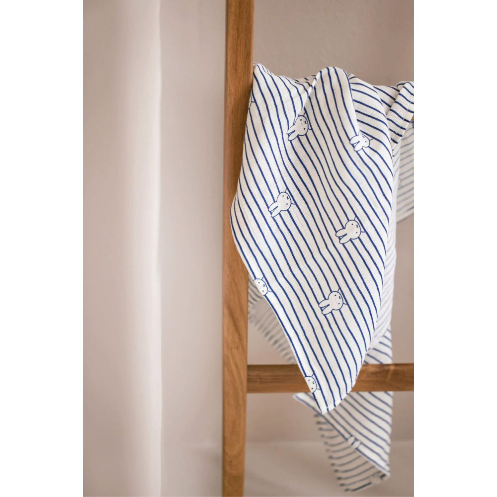 Muslin Cloth 70x70cm Miffy Stripe (3pack)