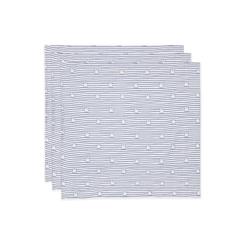 Muslin Cloth 70x70cm Miffy Stripe (3pack)